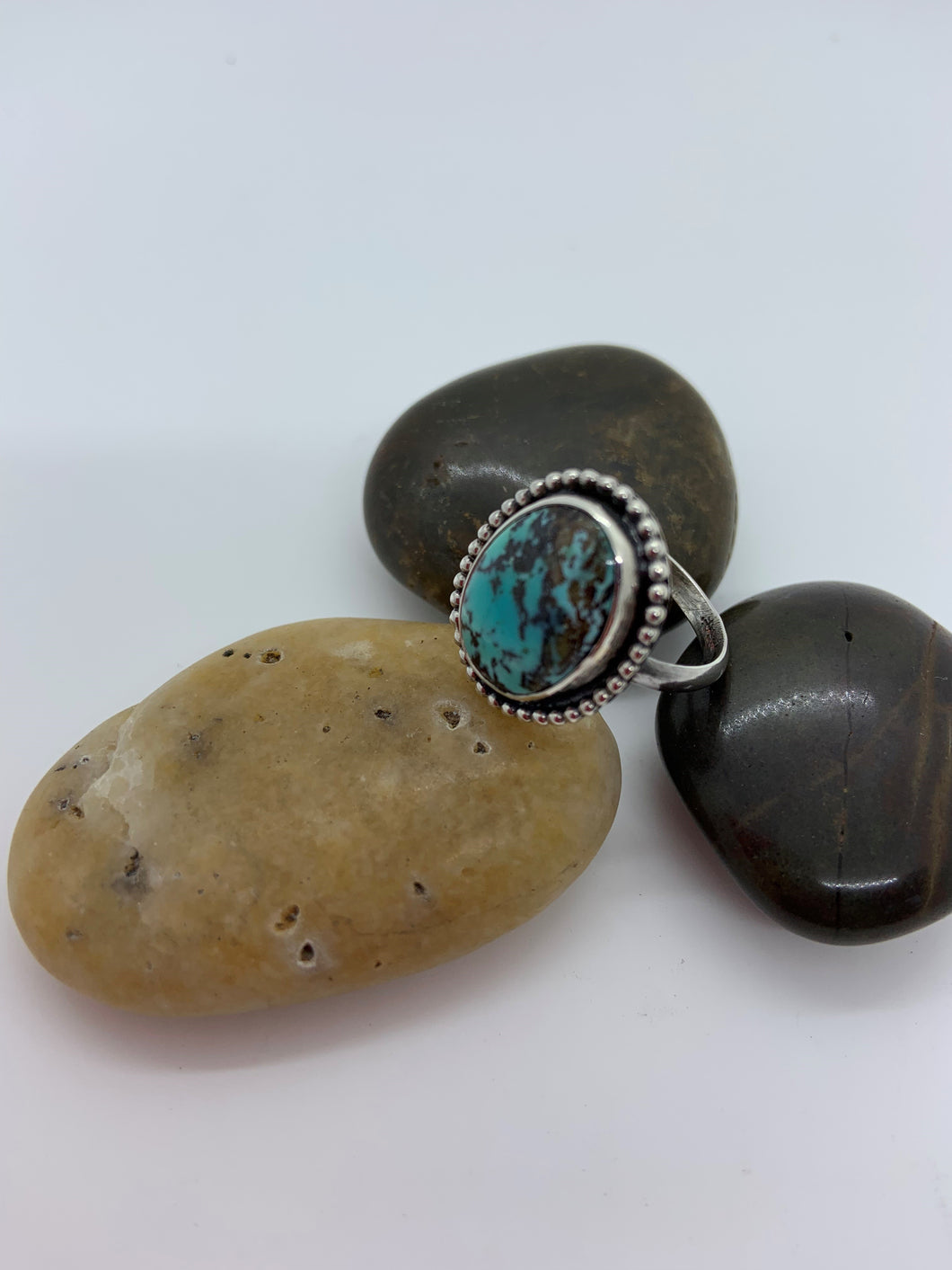 American Turquoise sterling silver ring