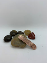 Load image into Gallery viewer, Etched copper barrette. #4
