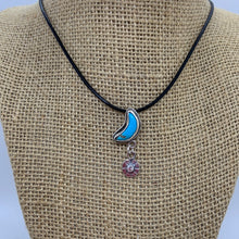 Load image into Gallery viewer, Turquoise Moon Pendant
