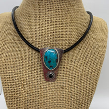 Load image into Gallery viewer, Morenci Turquoise Pendant
